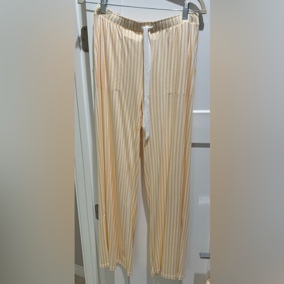 PJ SALVAGE Lazy Days Pajama Bottoms Yellow Sunshine S - Picture 5 of 5